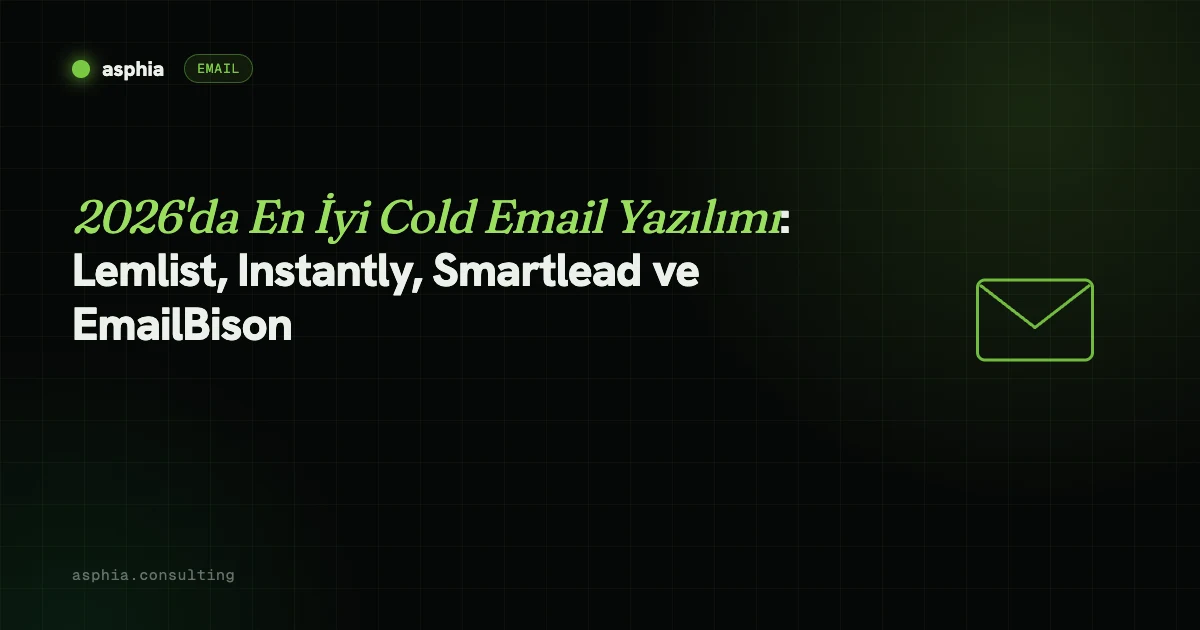 2026'da En İyi Cold Email Yazılımı: Lemlist, Instantly, Smartlead ve EmailBison