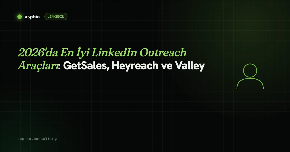 2026'da En İyi LinkedIn Outreach Araçları: GetSales, Heyreach ve Valley