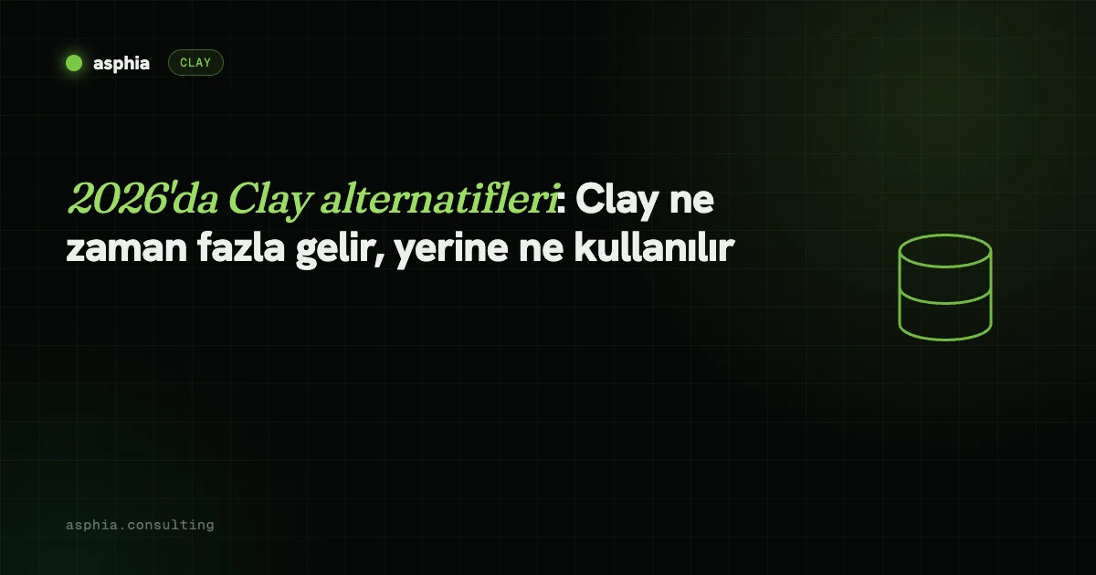 2026'da Clay alternatifleri: Clay ne zaman fazla gelir, yerine ne kullanılır