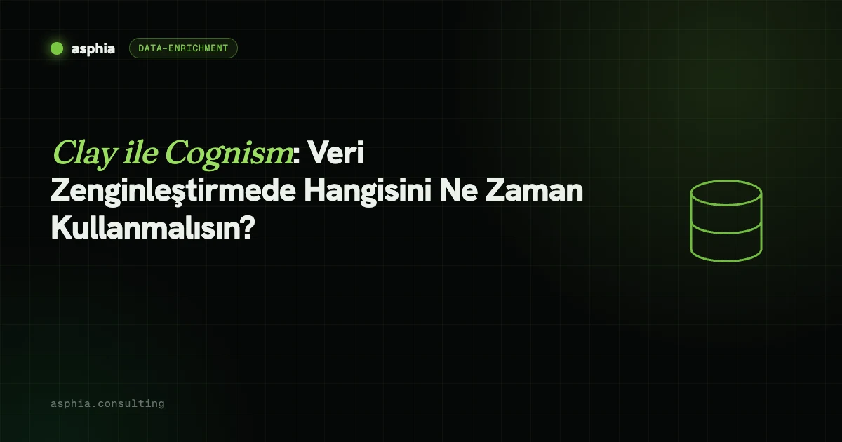 Clay mi Cognism mi? Veri Zenginleştirmede Hangisini Ne Zaman Kullanmalı?