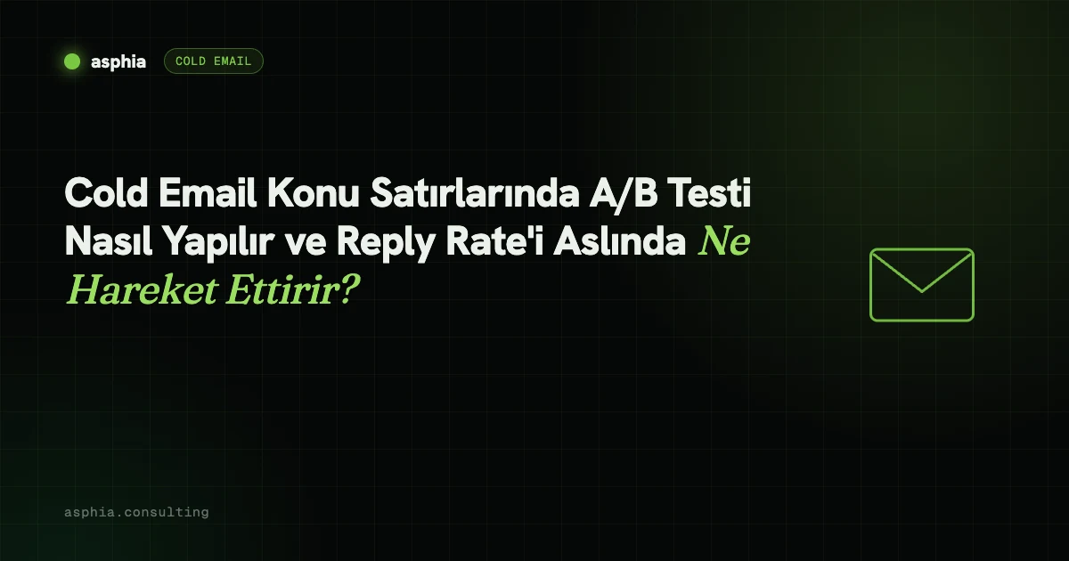Cold Email Konu Satırlarında A/B Testi Nasıl Yapılır? Reply Rate'i Ne Artırır?
