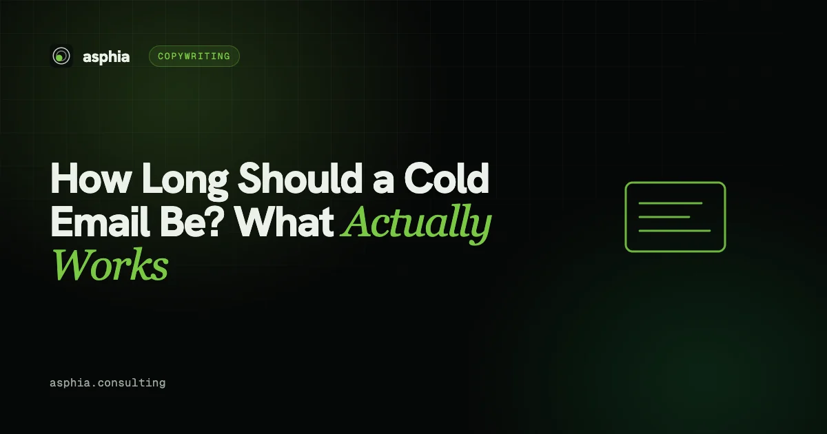 How Long Should a Cold Email Be? What Actually Works