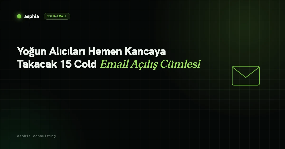 Yoğun Alıcıları Hemen Kancaya Takacak 15 Cold Email Açılış Cümlesi