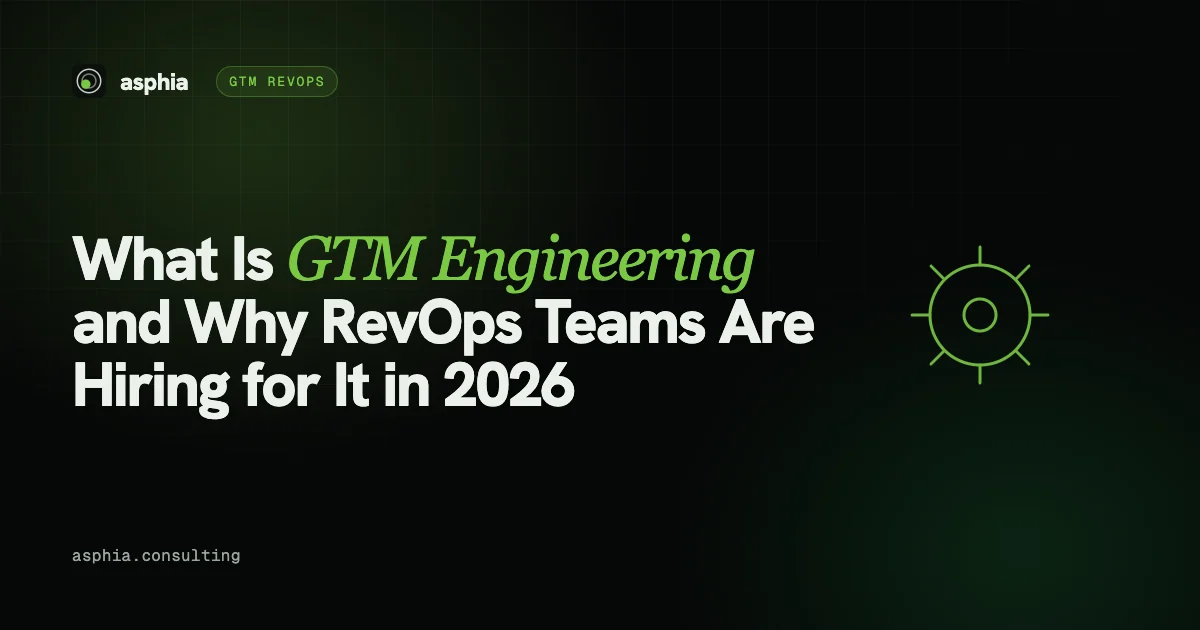 What Is GTM Engineering and Why RevOps Teams Are Hiring for It in 2026