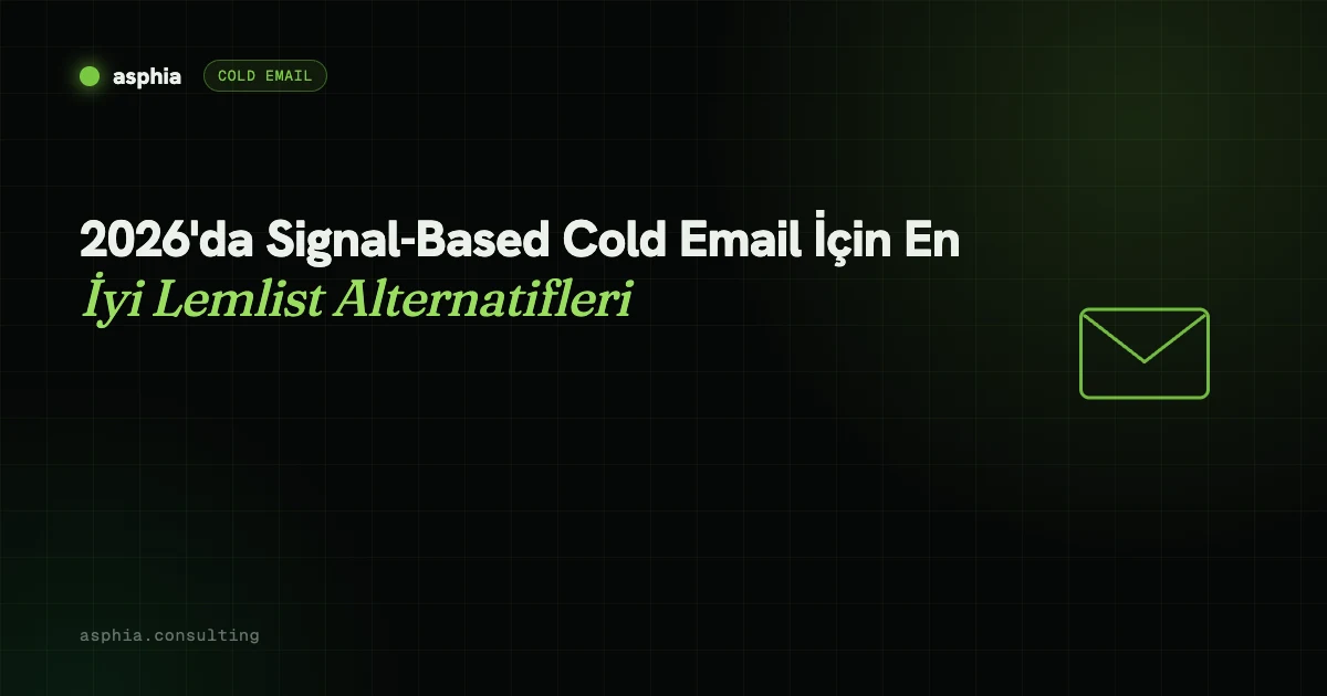 2026'da Signal-Based Cold Email İçin En İyi Lemlist Alternatifleri
