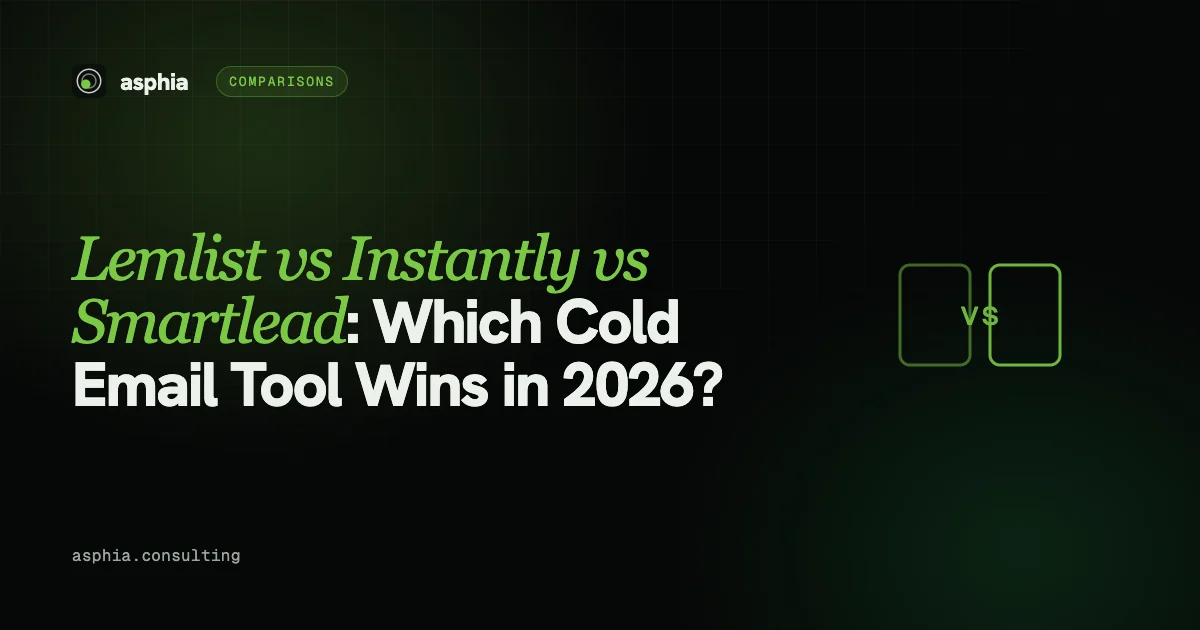Lemlist vs Instantly vs Smartlead: Which Cold Email Tool Wins in 2026?
