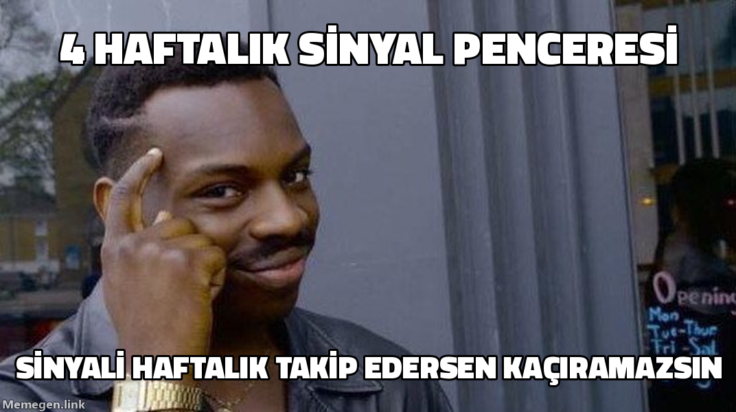 Roll Safe meme: 4 haftalık sinyal penceresini haftalık takip edersen kaçıramazsın