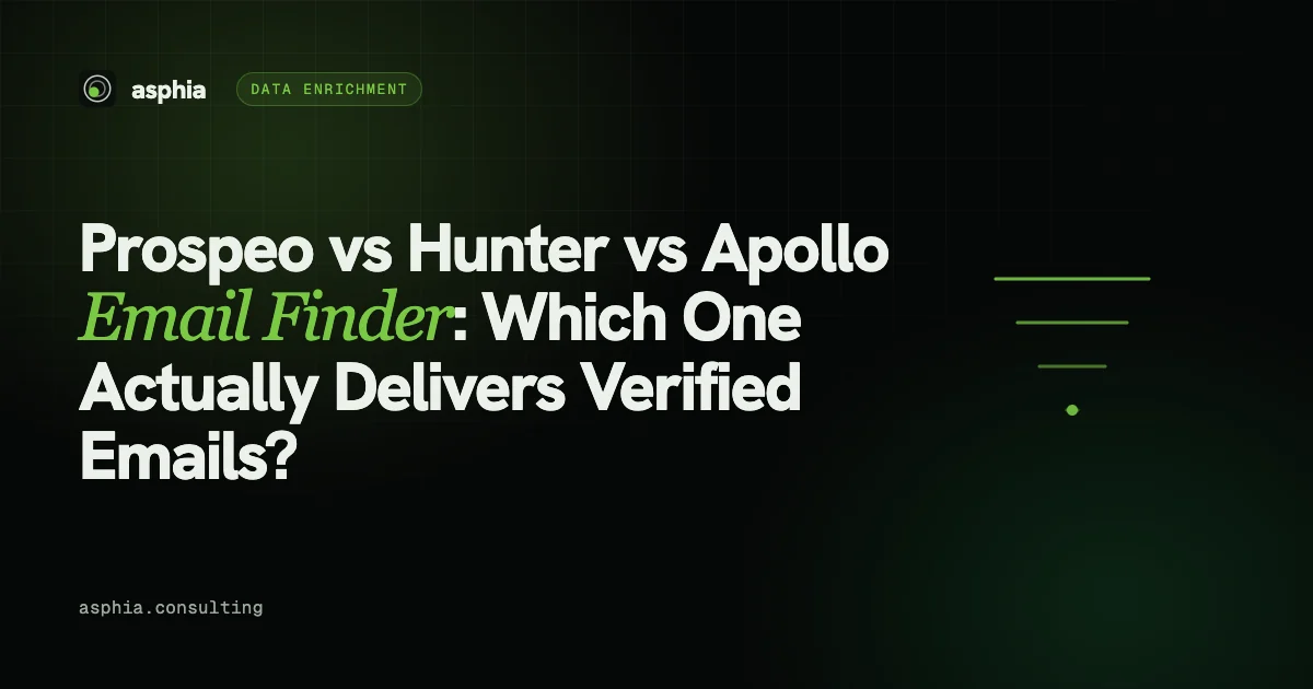 Prospeo vs Hunter vs Apollo Email Finder: Which One Actually Delivers Verified Emails?
