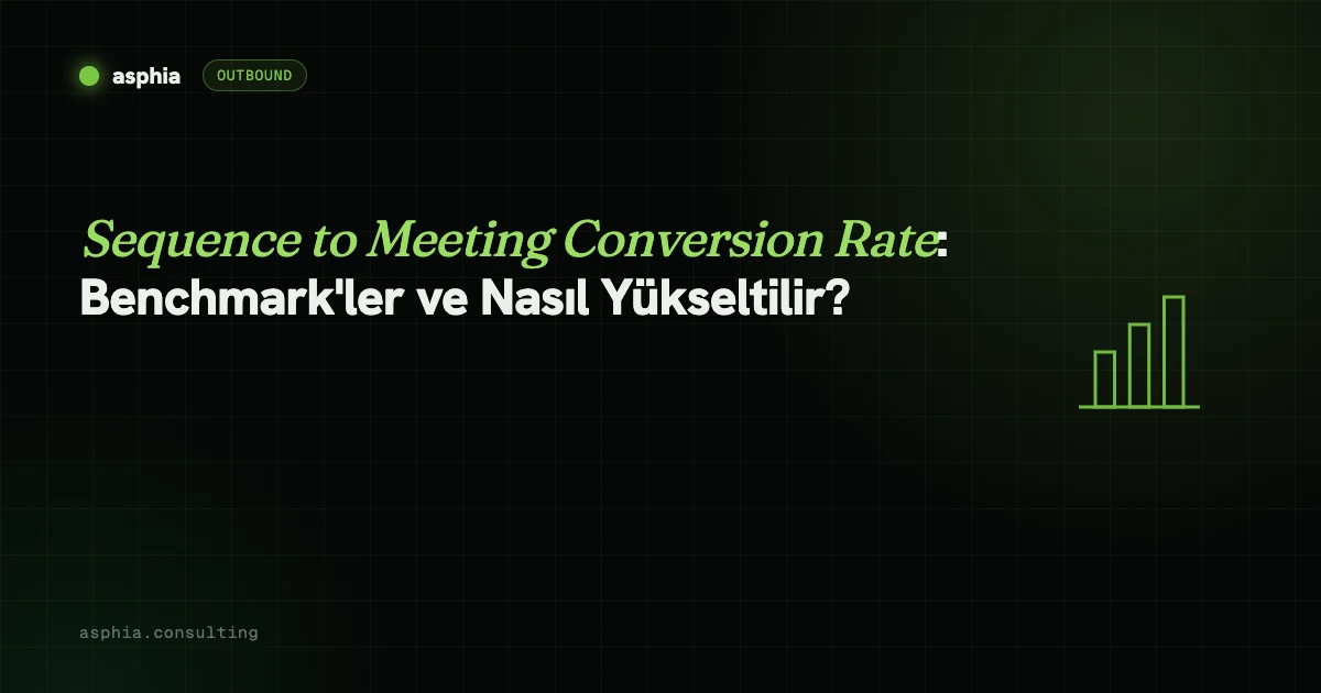 Sequence to Meeting Conversion Rate: Benchmark'ler ve Oranı Artırma Yolları
