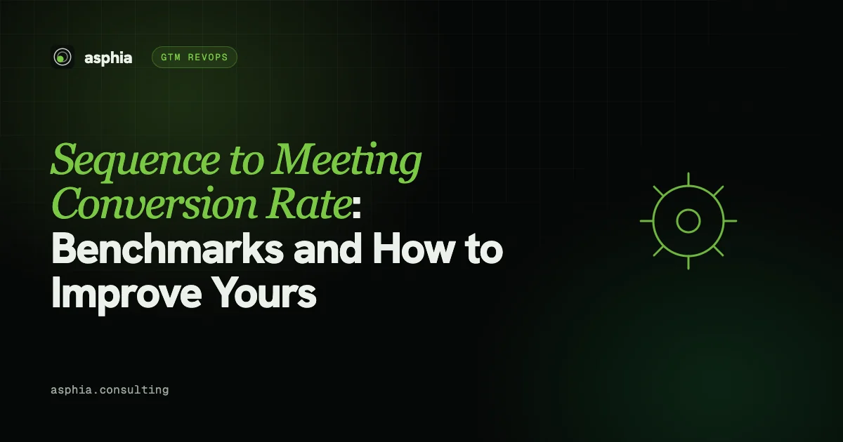 Sequence to Meeting Conversion Rate: Benchmarks and How to Improve It