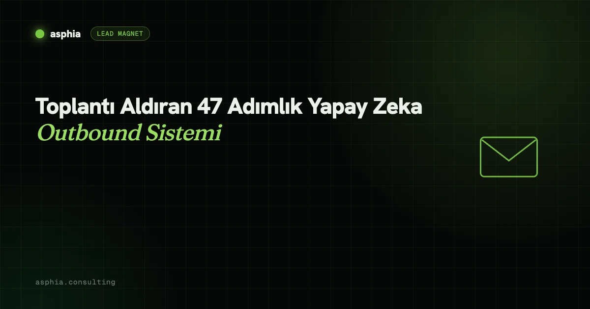 Toplantı Getiren 47 Adımlık Yapay Zeka Outbound Sistemi